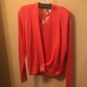 Fia Italia Handloomed tank top & Cardigan, XL, NWT